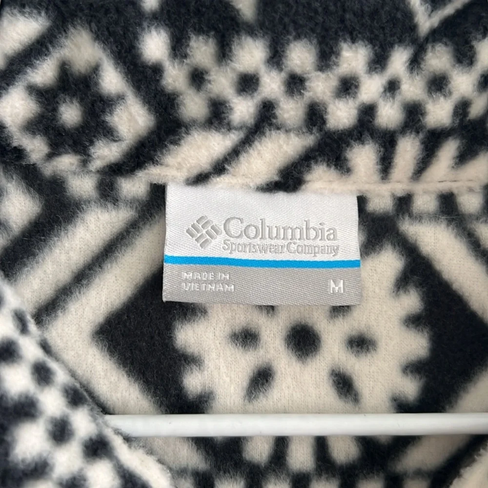 NWT Columbia Women's Benton Springs Printed Full Zip Fleece Jacket